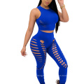 2 Piece Set Women Casual Sportswear Summer Clothing Women Ladies Set